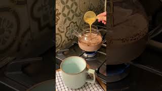 Hot chocolate season 🍫❄️hotchocolaterecipe coldnight warm شيكولاتة شيكولاتهساخنه [upl. by Eidaj]