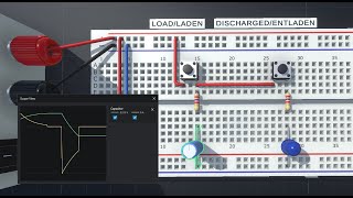 Kondensator langsam ladenentladen Experiment capacitor load discharge experiment [upl. by Tiphani]