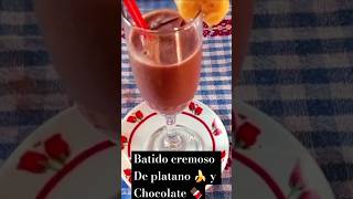 RECETA DE PLATANO CON CHOCOLATE CREMOSO [upl. by Beverley]