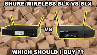 SHURE WIRELESS BLX4R VS SLXD4 HEAD TO HEAD DETAILED REVIEW amp UNBOXING [upl. by Grubman]