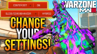 WARZONE UPDATE Your SETTINGS Huge GAMEPLAY UPDATE Completely Changes Gunfights WARZONE Settings [upl. by Irol157]