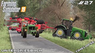 I flipped brand new HORSCH seeder  Animals on Untergriesbach  Farming Simulator 19  Episode 27 [upl. by Letnahc]