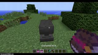 How to use enchanted books on minecraft 146 [upl. by Kceb]