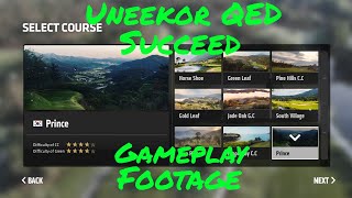 Uneekor QED Succeed Golf Simulator Gameplay [upl. by Anires713]