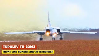 Tupolev Tu22m3  Front Line Bomber Startup Afterburner And Thunderous Takeoff [upl. by Cathrin]