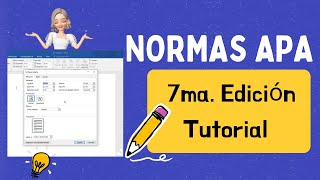 Normas APA 7ma edición aprende a configurarlas en Word [upl. by Arbmat]