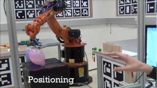 Control an Industrial Robot by Hand  Gesture Control [upl. by Pirbhai]