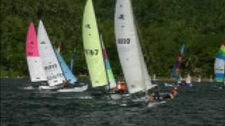 Sailing at Taal Lake Yacht Club Philippines [upl. by Ihculo]