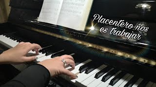 Placentero nos es trabajar  Piano coverInstrumental  Dayana Barrera 🌠 [upl. by Hakaber]