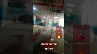 water curtain system  Fire Protection System mep water shorts youtubeshorts fire trending mv [upl. by Themis743]