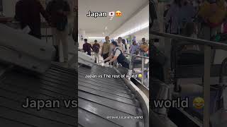 Japan vs the rest of the world 😂 😂 travel japan cute tokyo trip airplane airport [upl. by Consalve]