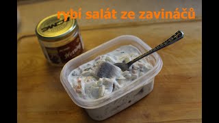 Klasický rybí salát ze zavináčů  recept postup [upl. by Rehptsirhc]