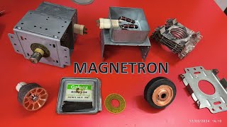 Microwave Oven Magnetron  Strip down [upl. by Ahsinirt]