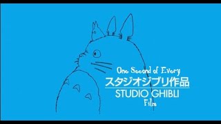 One Second of Every Studio Ghibli Film [upl. by Julio]