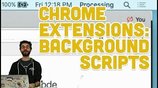 114 Chrome Extensions Background Scripts  Programming with Text [upl. by Tjaden]