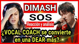 💥VOCAL COACH reacciona a DIMASH SOS💥Reaccion sos Dimash  Dimash kudaibergen sos ANALISIS [upl. by Ahtaga]