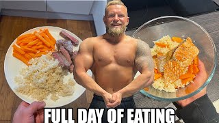 FULL DAY OF EATING THE VERTICAL DIET  Bulking Edition [upl. by Oeniri]