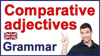 Comparative adjectives  English grammar lesson [upl. by Eahc]