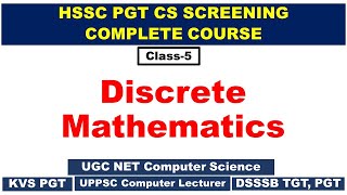 HSSC PGT CS SCREENING  Discrete Mathematics  Class  5  Relations  Equivalence Relations [upl. by Chuch]