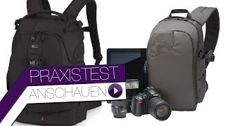 Praxistest Lowepro Flipside 400 AW  Transit Sling 150 AW [upl. by Rhianna]