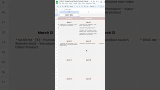 A simple but powerful Social Media Content Calendar  Google Sheets Template 😊👩🏻‍💻✨socialmediatips [upl. by Marston195]