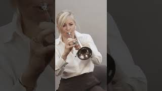 English trumpet virtuoso Alison Balsom plays Haydns groundbreaking Trumpet Concerto Shorts [upl. by Restivo468]