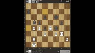 Kings Pawn Opening Leonardis Variation  Chess Play and Learn Rating 1617 [upl. by Nnod779]