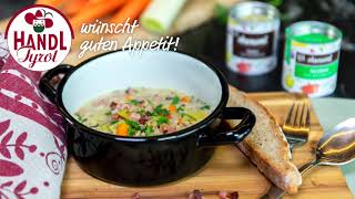 Tiroler Gerstlsuppe  Rezept von HANDL TYROL [upl. by Johanna]