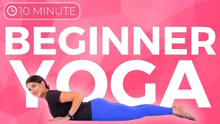 10 minute Yoga for Beginners  Weight Loss Strength amp Toning [upl. by Fessuoy]