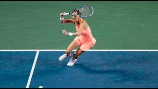 HD Agnieszka Radwanska vs Ekaterina Makarova Wuhan 2016 Highlights [upl. by Cathrine869]