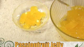 Fresh Passionfruit Jelly 4 Ingredient cheekyricho video recipe [upl. by Harv]