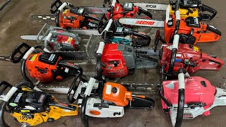 111  Lô Máy Cưa Xích Hàng Nhật Bãi Stihl Shindaiwa Makita Echo Kioritz Ryobi 0362 820 840 [upl. by Nolaj]