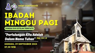 Ibadah Minggu Pagi  29 September 2024  pkl 0730 WIB [upl. by Anahsek660]