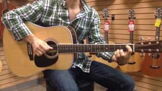 Martin D35 Dreadnought Guitar  Fingerpicking [upl. by Jordana212]