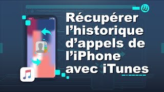 Récupérer Historique dappel iPhone casséperduvolé avec iTunes  FonePaw [upl. by Marika763]