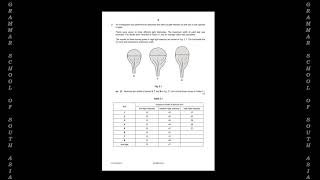 0610w19ms62 solution of IGCSE 061062 Biology Paper 6 ATP Extended O N 2019 ALA [upl. by September771]