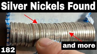 Lots of Silver Nickels Found  Nickel Hunt and Album Fill 182 [upl. by Nnaarat]