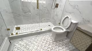 Bathroom remodeling Queens renovations Contractors small bathroom tiles Bathroom remodeler Queens [upl. by Alohcin]