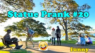 Human Statue Prank  Funny Actions and Laugh  Must Watch🙌 [upl. by Lubbi430]