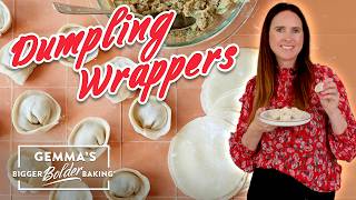 Easy Homemade Dumpling Wrappers How to Make Dumpling Dough [upl. by Coe]