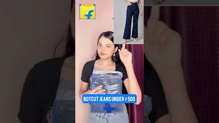 Bootcut jeans under₹500 flipkart review affordable jeans  flipkart flipkarthaul [upl. by Nosauq]