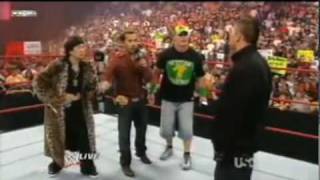 WWE RAW 8 3 09 Jeremy Piven The Miz and John Cena Promo 22 [upl. by Sacram12]