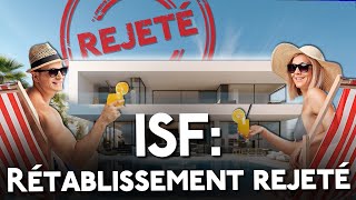 ❌ Rétablissement de lISF  Cest NON  Rejeté par lAssemblée Nationale [upl. by Niwled]