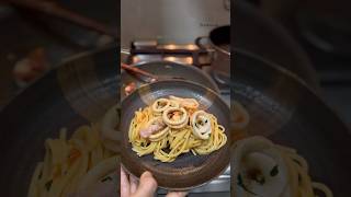 Dubai life Home cooking Seafood Pasta 🦑🦐 italianpastarecipe [upl. by Auoz875]