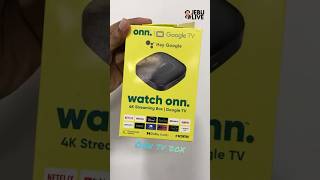 Onn Android TV Box 2GB amp 16GB techshorts techunboxing techreview [upl. by Irehc833]