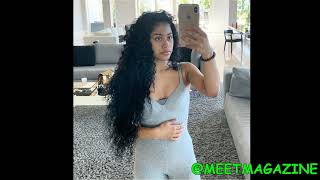 Hennessy Carolina natural hair no makeup Real hair bare face and so beautiful LHHNY [upl. by Aalst]