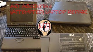 Attempting to repair an AST Ascentia J laptop [upl. by Folly]