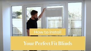 How to Install Your Perfect Fit Blinds  BlindsbyPost [upl. by Ynffit538]