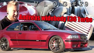 ÅTERUPPSTÅNDELSEN Andreas breddade E36 turbo  vlog 29 [upl. by Yoccm949]