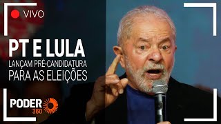 Ao vivo PT lança chapa de Lula e Alckmin à Presidência [upl. by Lleznov957]